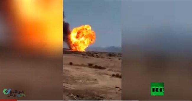 قناة روسية تكشف تفاصيل اولية لانفجار محطة غاز بجنوب اليمن (فيديو)