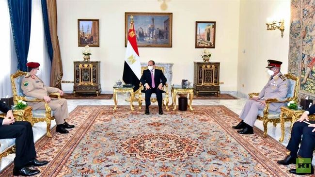 وزير يمني يلتقي الرئيس المصري ويطلب تدخل بلاده لإنهاء الأزمة الإنسانية باليمن